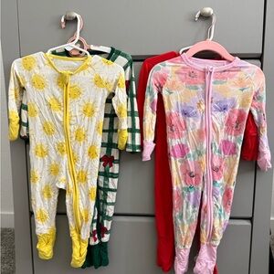 Little Sleepies Sun and Floral Pajama Set